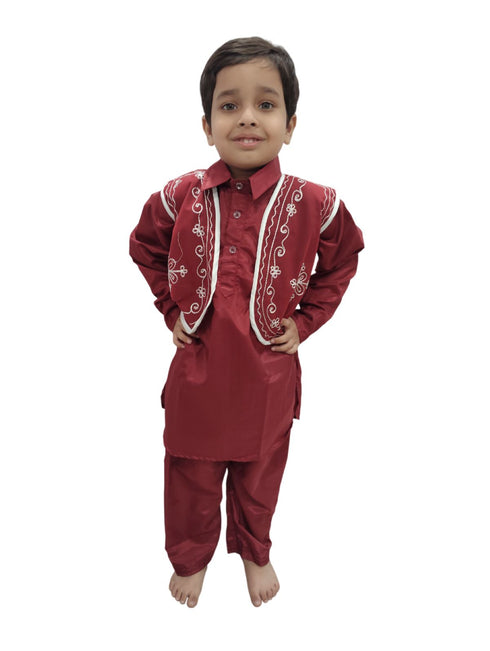 Book My Costume Kashmiri Pathani suit Indian State Fancy Dress Costume for Boys